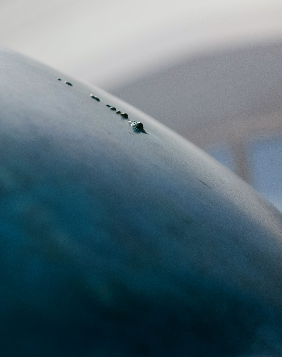 The islands of Hawaii, whose formation Dr. Morgan studied and theorized about during his time at Princeton, are visible on a globe in Guyot Hall, home to Princeton's geophysics department.