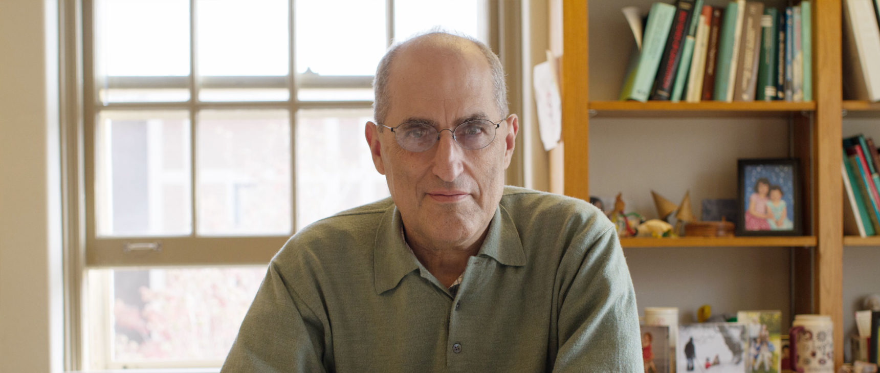 Edward Witten in his office at the Institute for Advanced Study in Princeton, New Jersey.