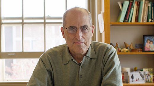 Edward Witten in his office at the Institute for Advanced Study in Princeton, New Jersey.