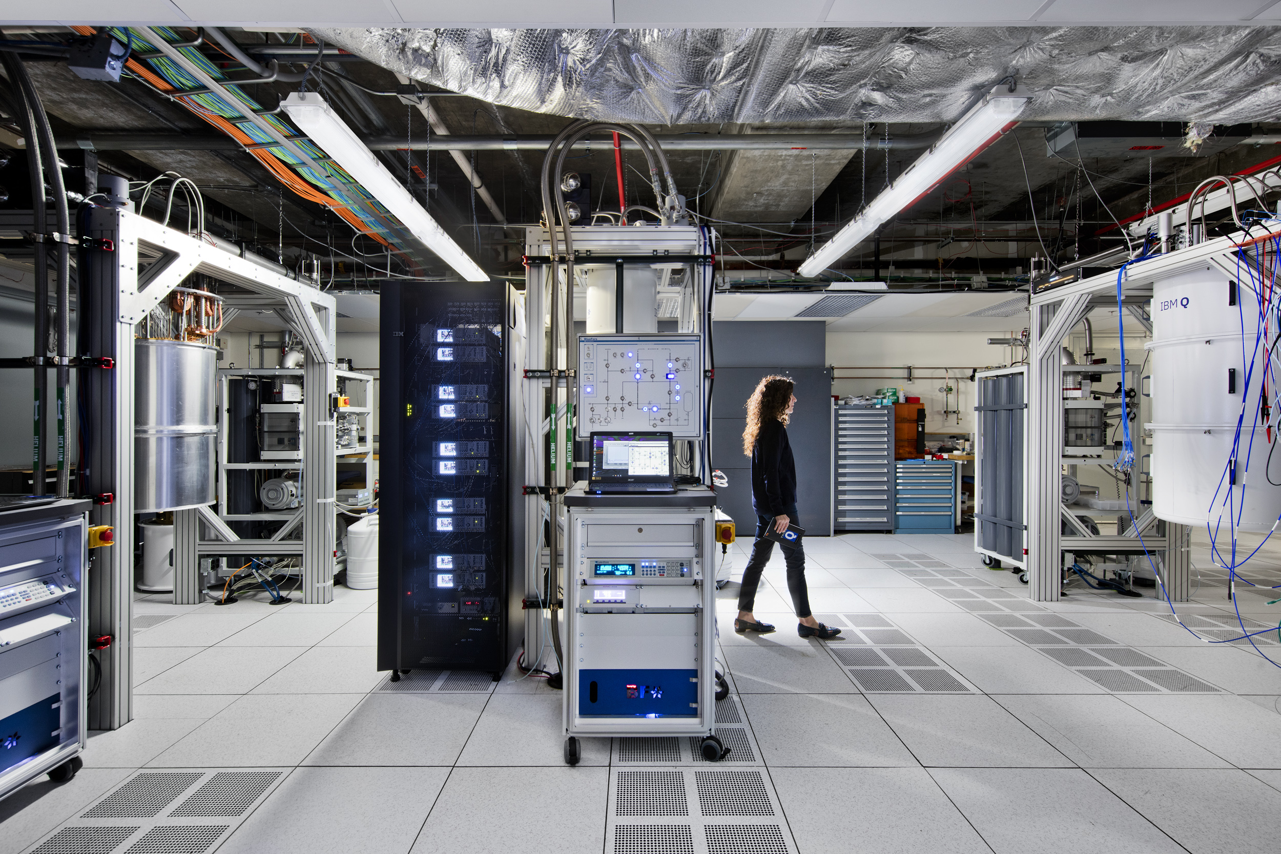 Photo of IBM Q Lab