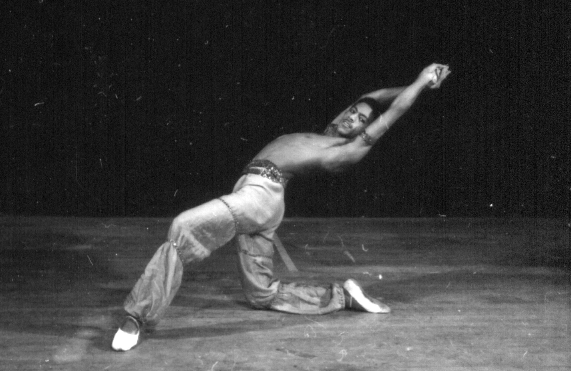 Photo of young Jarvis dancing