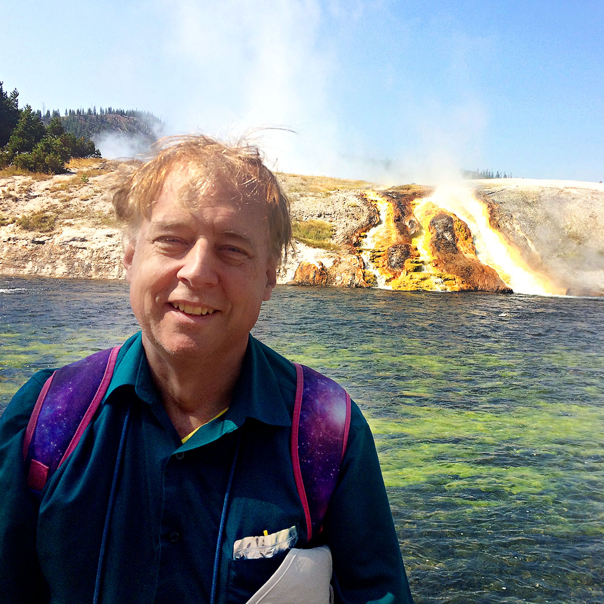 Photo of Steven Benner in Yellowstone National Park