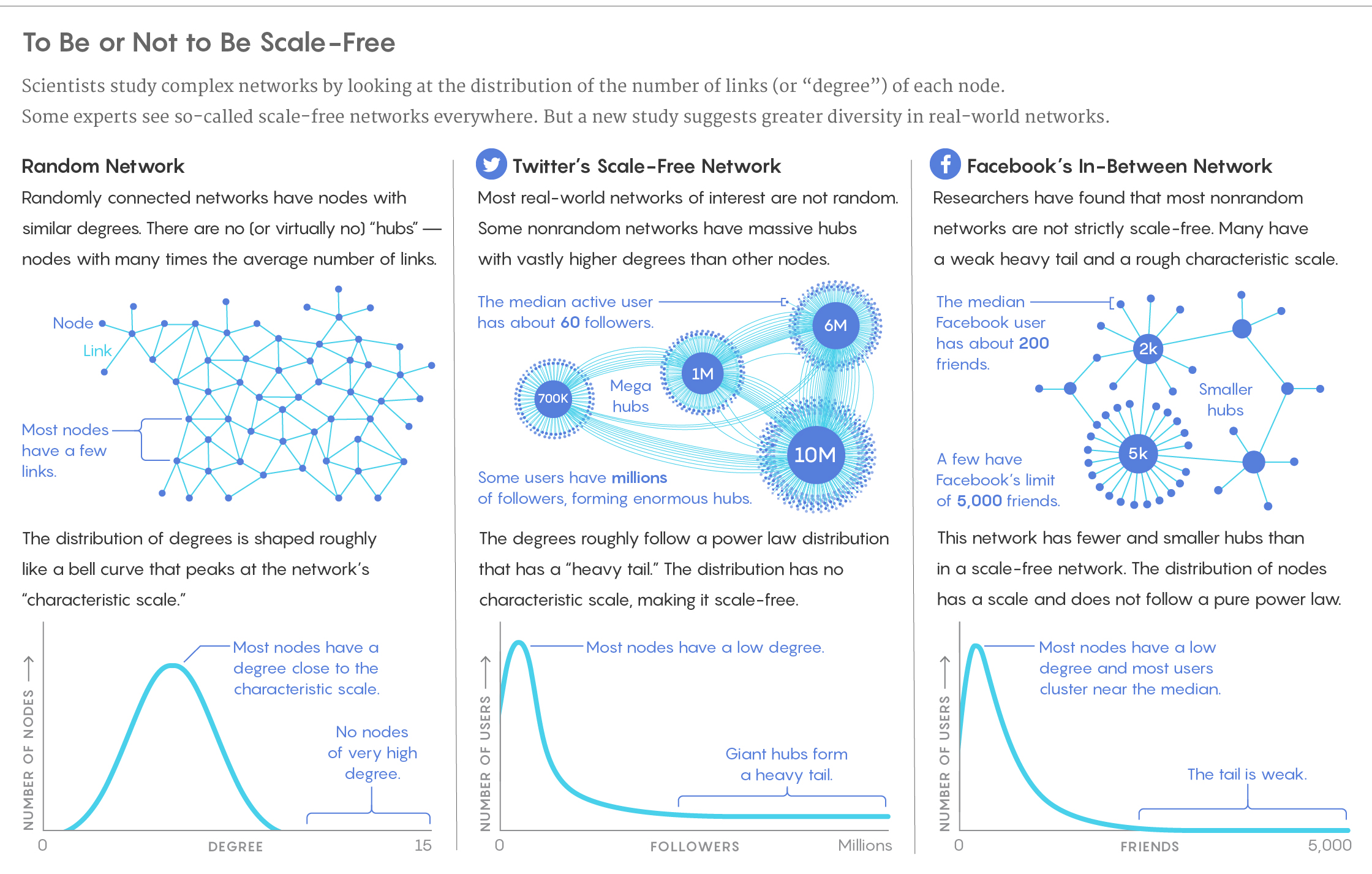 Graphic for scale-free networks