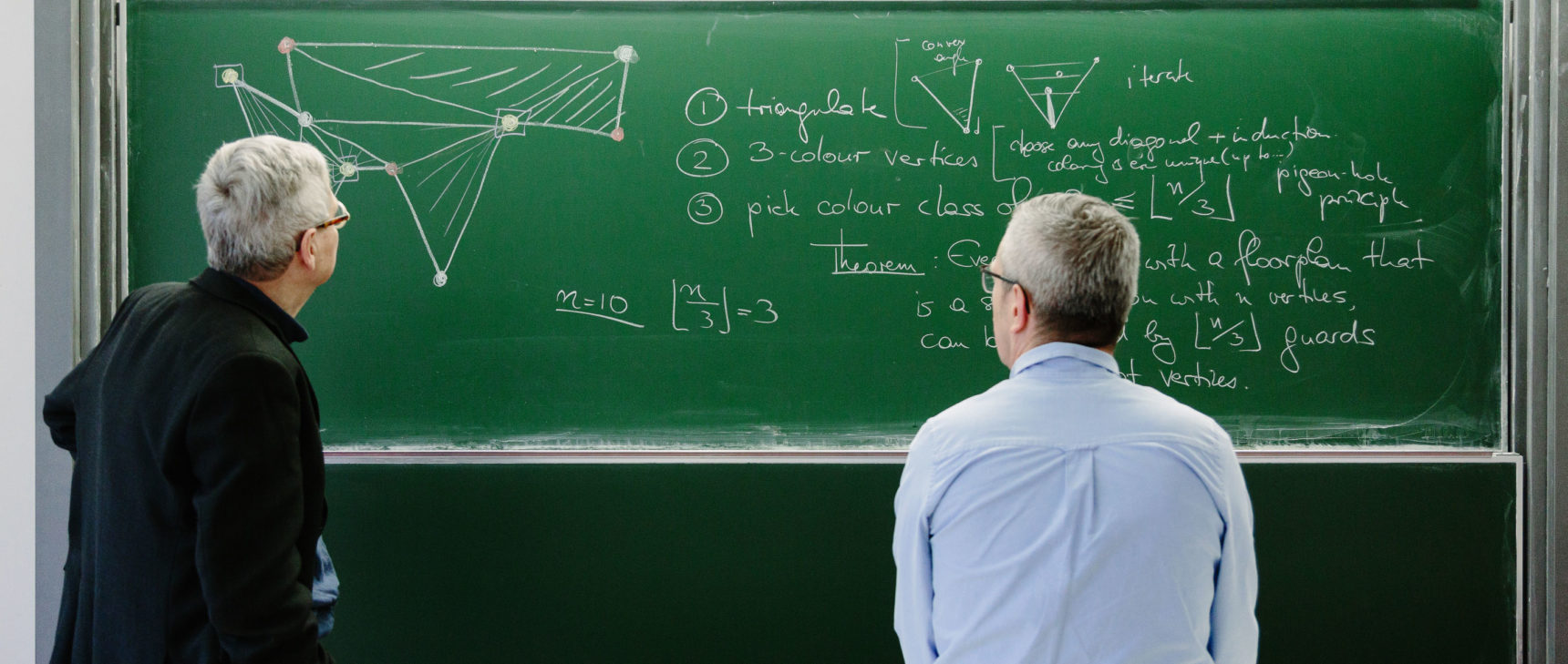 Portrait of Mathematicians Prof. Günter M. Ziegler and Prof. Martin Aigner