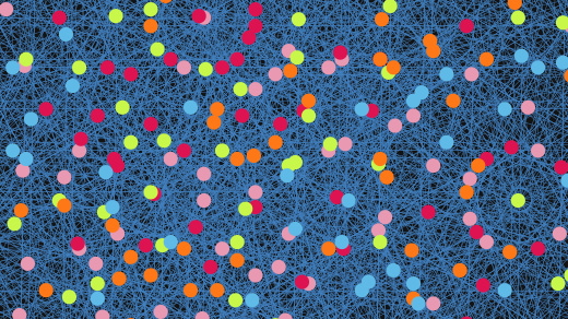 Illustration of 826-vertex graph for "Decades-Old Graph Problem Yields to Amateur Mathematician"