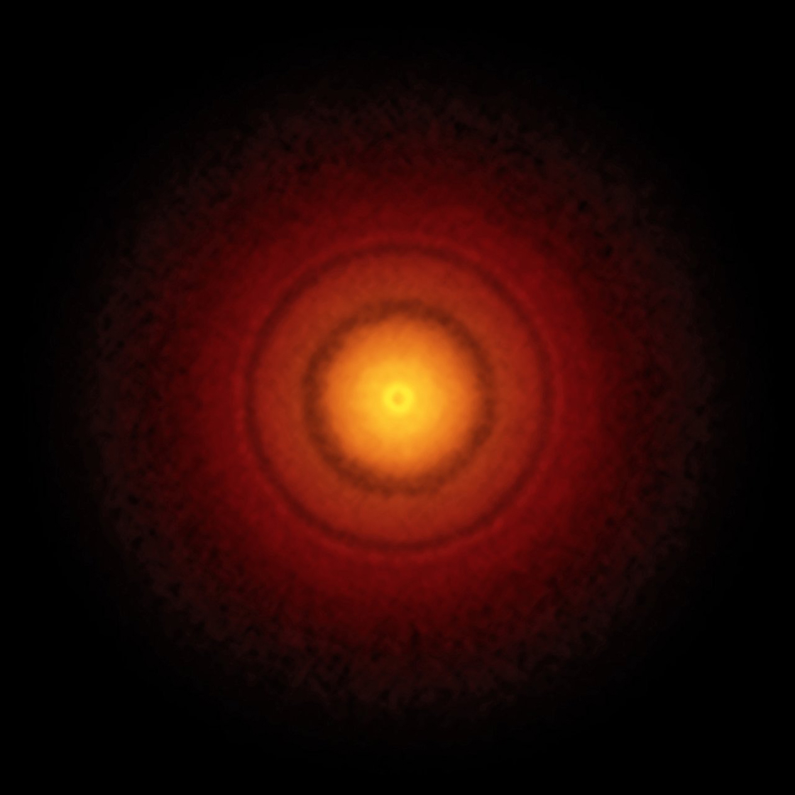 Protoplanetary disc surrounding the young star TW Hydrae