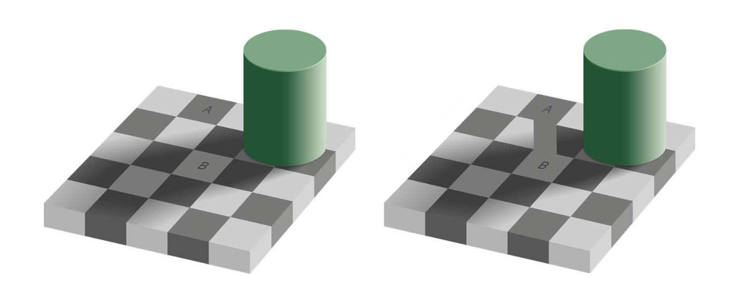 Image of checker shadow illusion