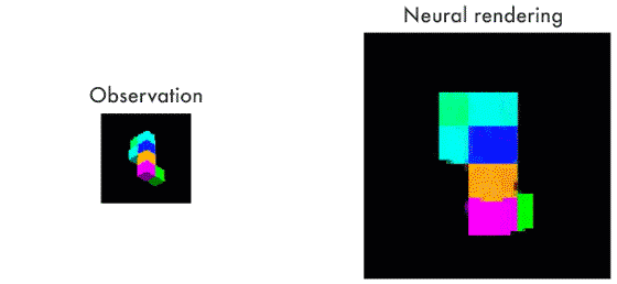 Gif of a 3D neural rendering being rotated