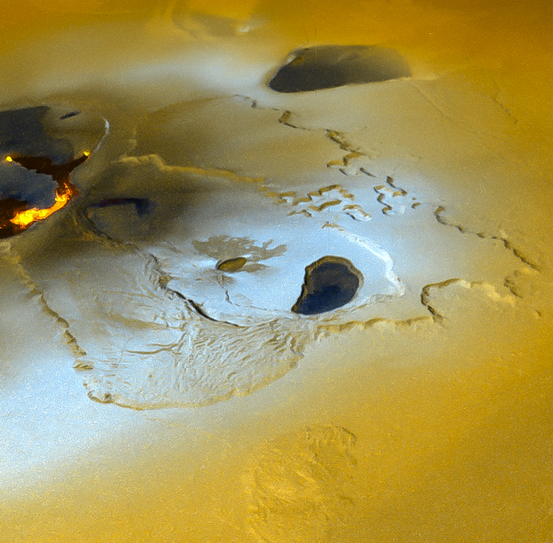 Photo of Io's surface