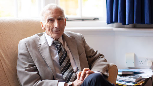 Martin Rees, Baron Rees of Ludlow, at his home in Cambridge, England.