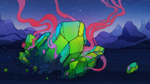 Art for "Why the Best Place to Find Dark Matter May Be in a Rock"