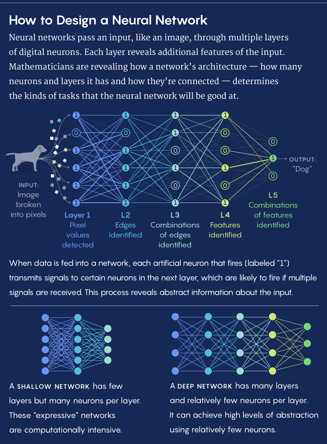 GRAPHIC: HOW TO DESIGN A NEURAL NETWORK