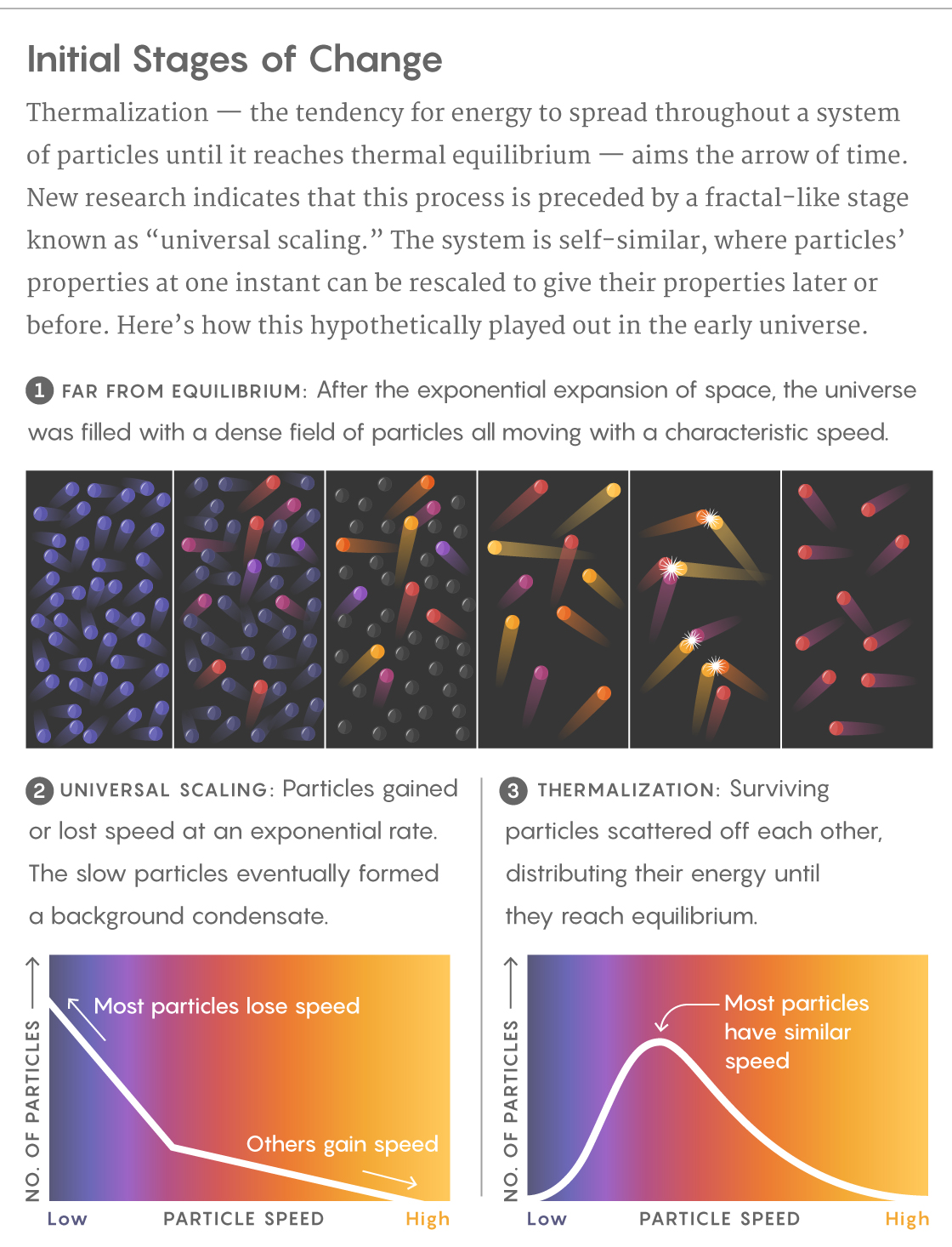 Infographic titled "Initial Stages of Change"