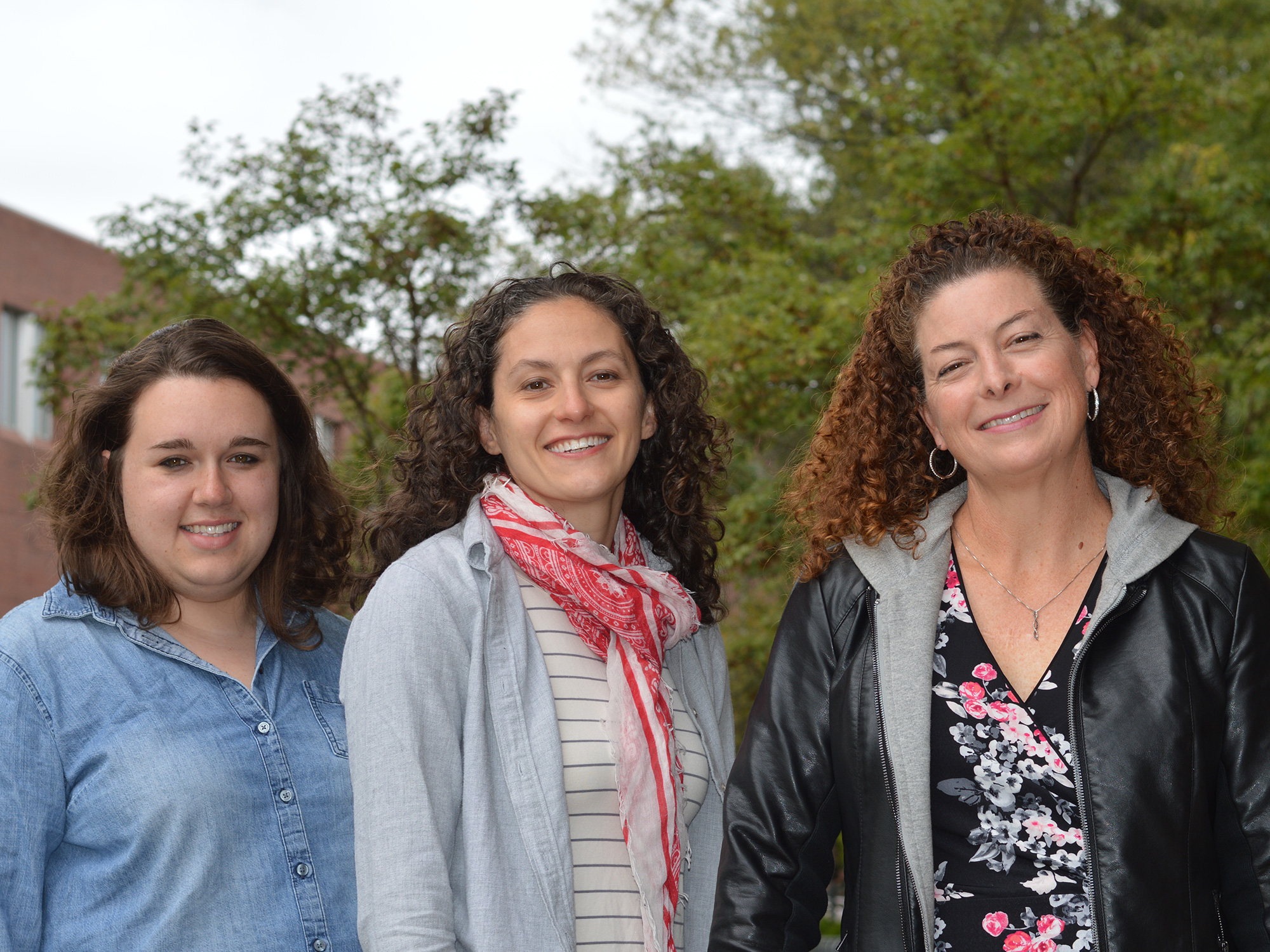 Photo of Rebecca Moore, Rachel Kaletsky and Coleen Murphy.