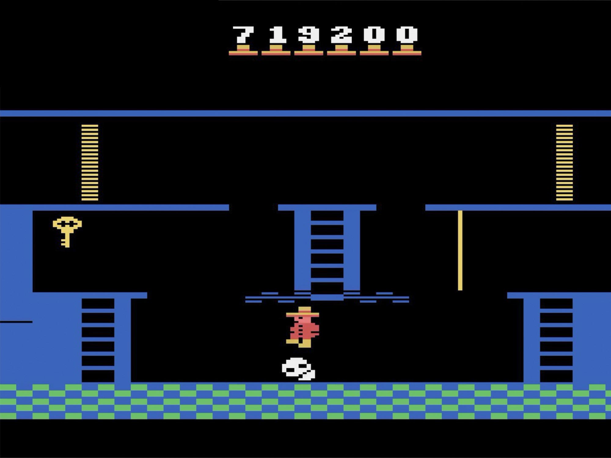 Screenshot of the video game Montezuma’s Revenge