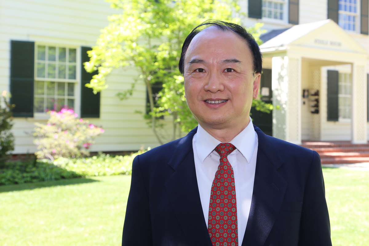 Photo of Thomas Hou, a mathematician at the California Institute of Technology