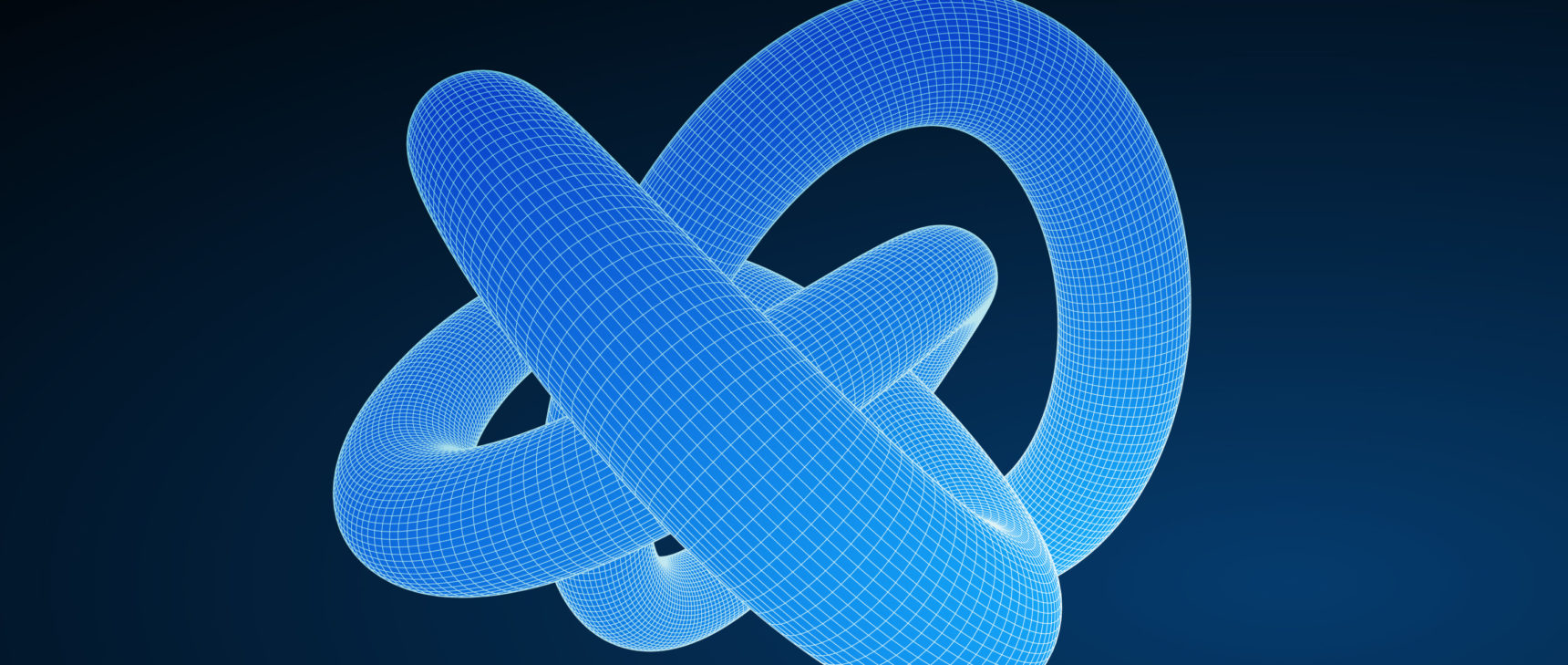 An illustration of a knot that mathematicians might study using tools called invariants.