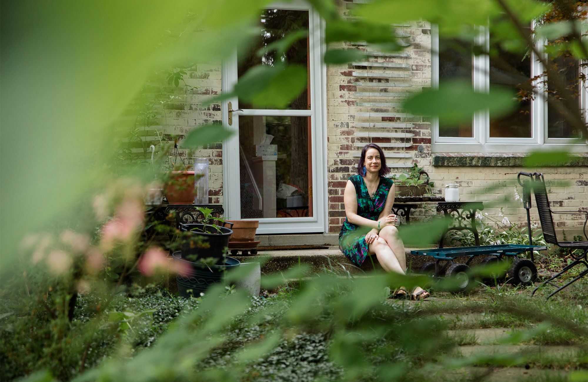 Liz MacDonald at her home.