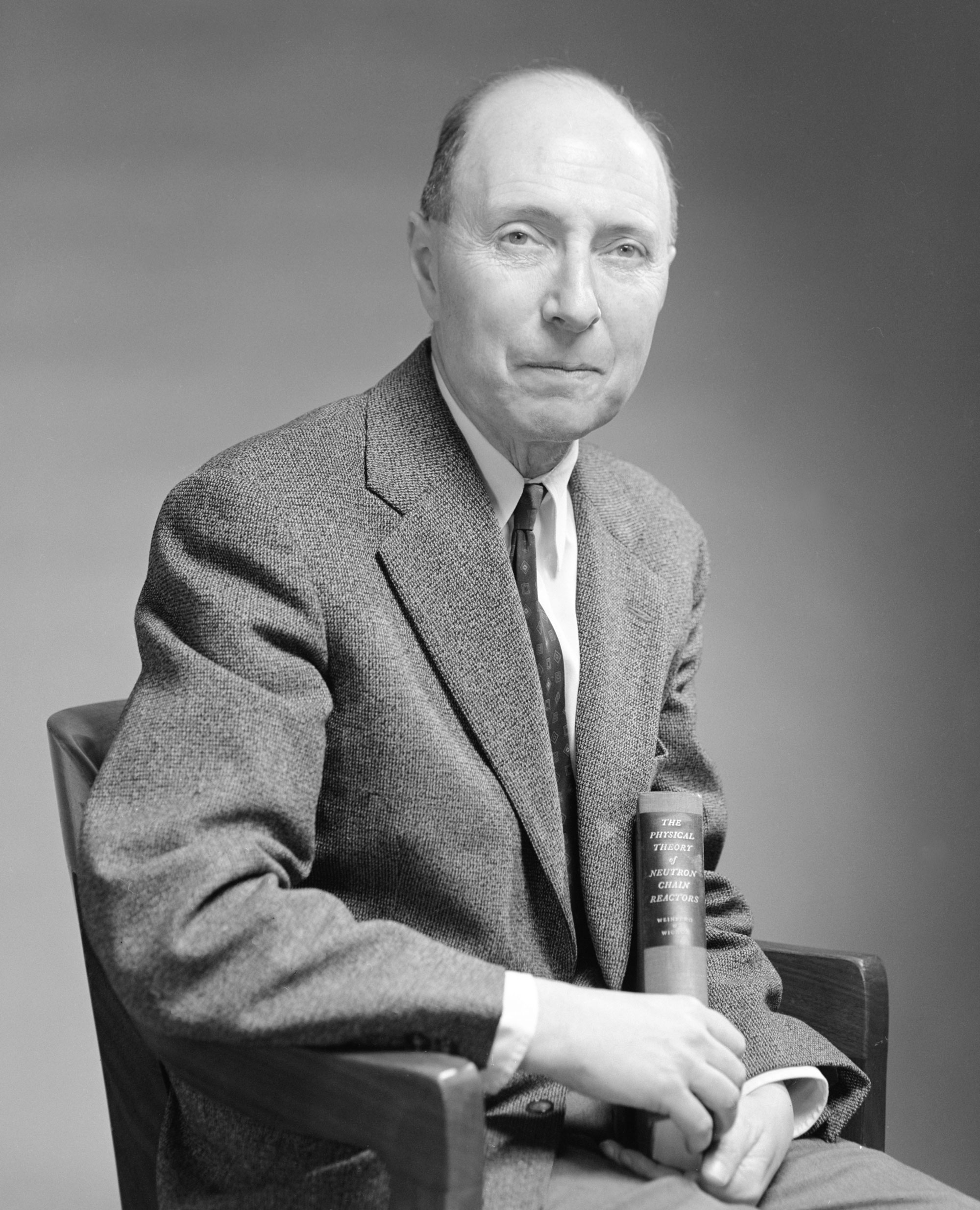 Eugene Wigner seated