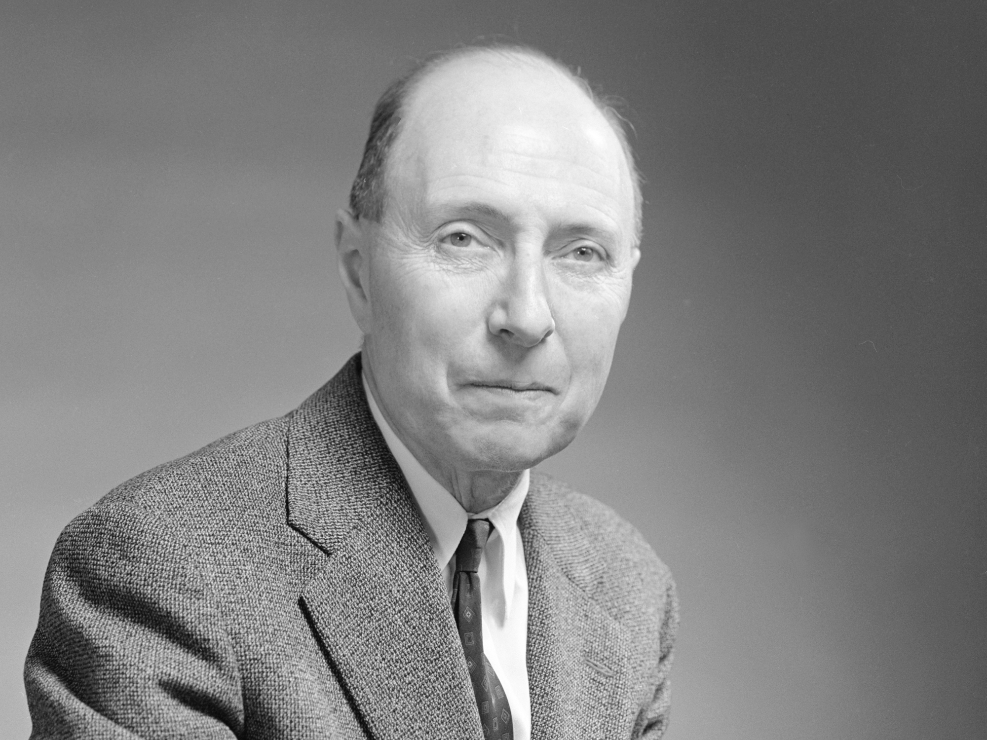 Eugene Wigner seated