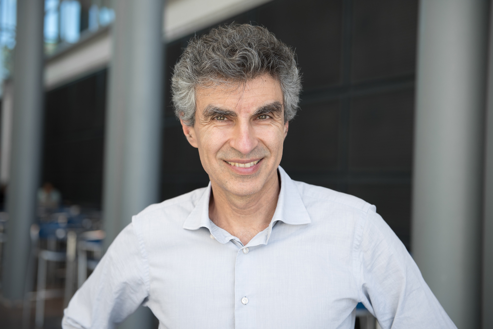 Photo of Yoshua Bengio, a computer scientist at the University of Montreal, the scientific director of the Quebec.