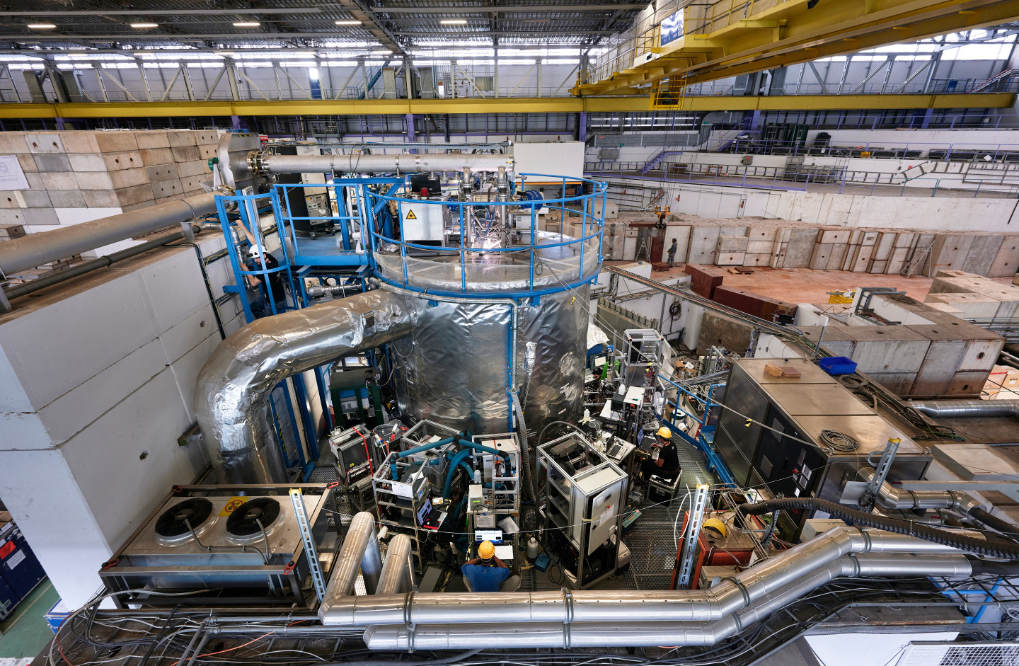 Photograph of the CLOUD chamber at CERN.