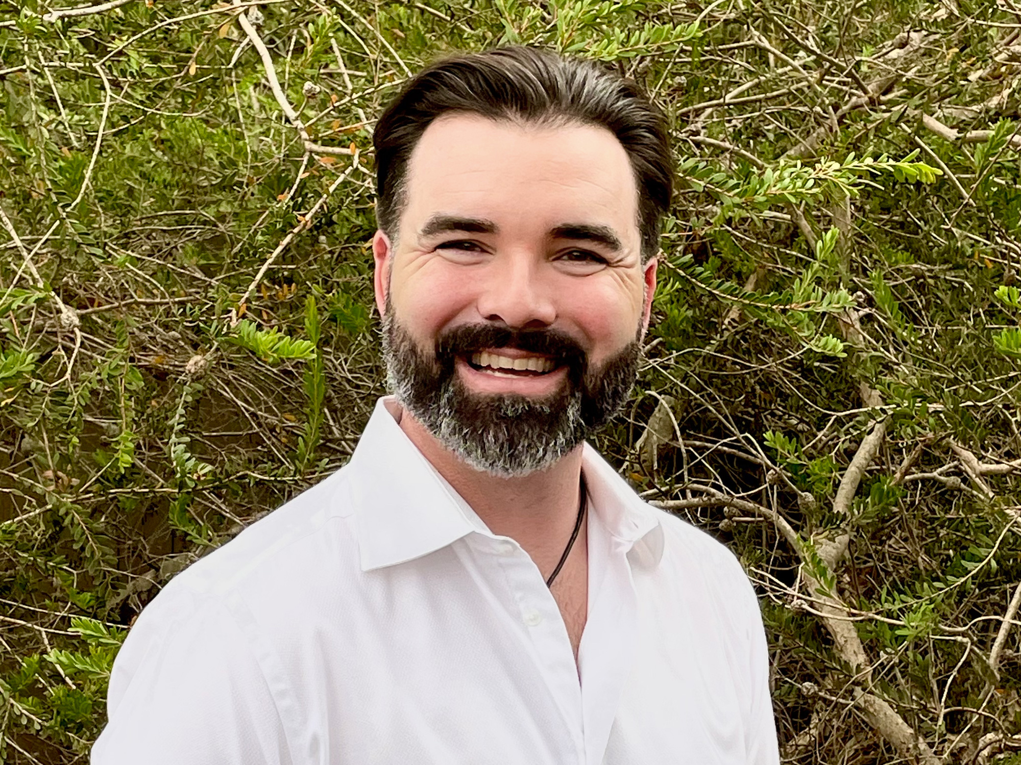 Photo of Bradley Voytek, an associate professor of cognitive science and data science at the University of California, San Diego.