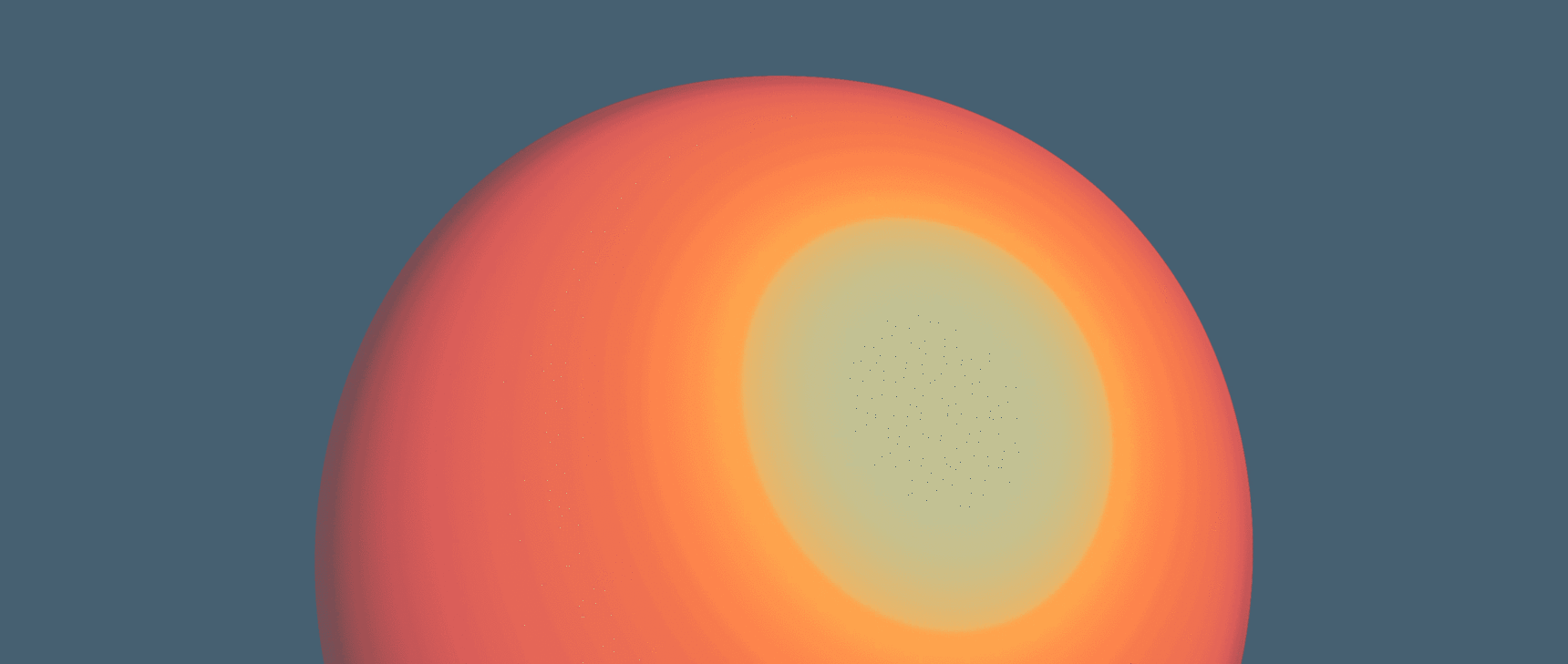 A GIF showing increasingly more twists being added to the curves on a sphere.