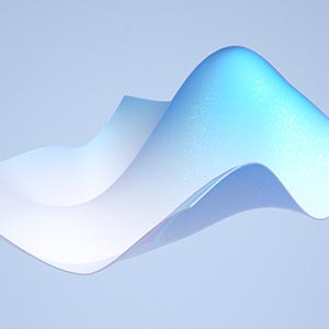 A GIF of a fluctuating plane with a ball rolling over its peaks and valleys and then off the screen.