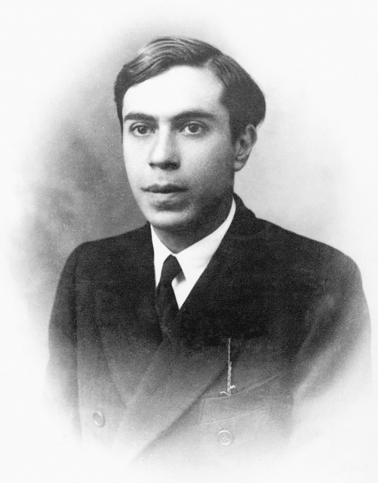 black and white portrait photo of Majorana.