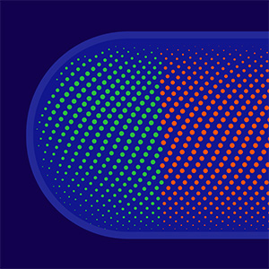 Illustration of DNA that represents how only a small part of the genome encodes proteins.