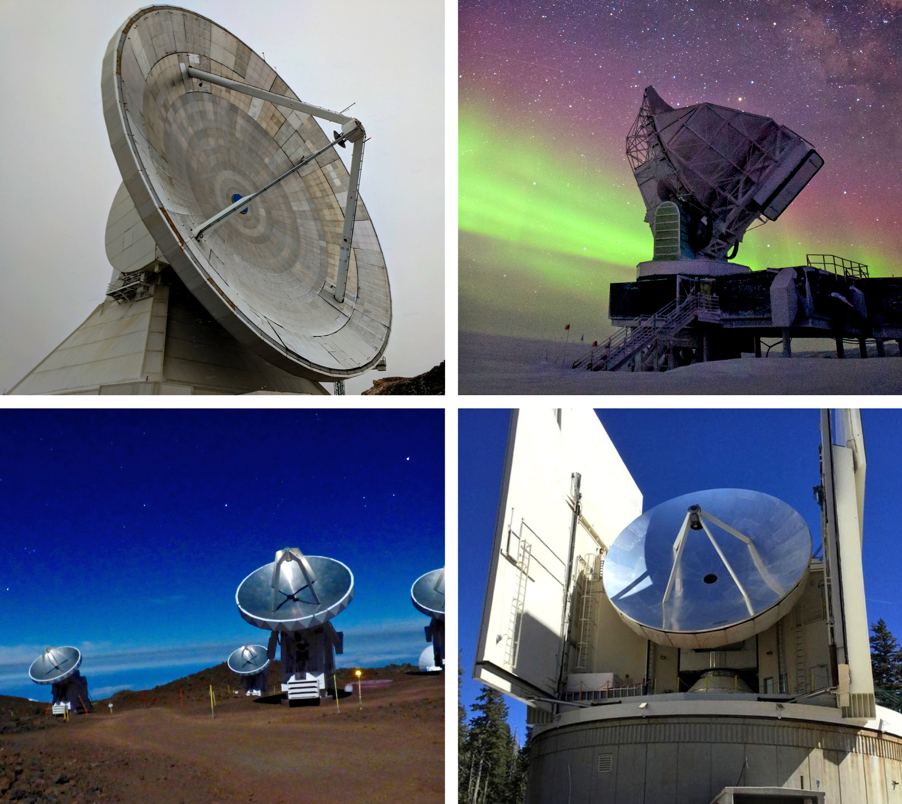 Four telescope complexes.