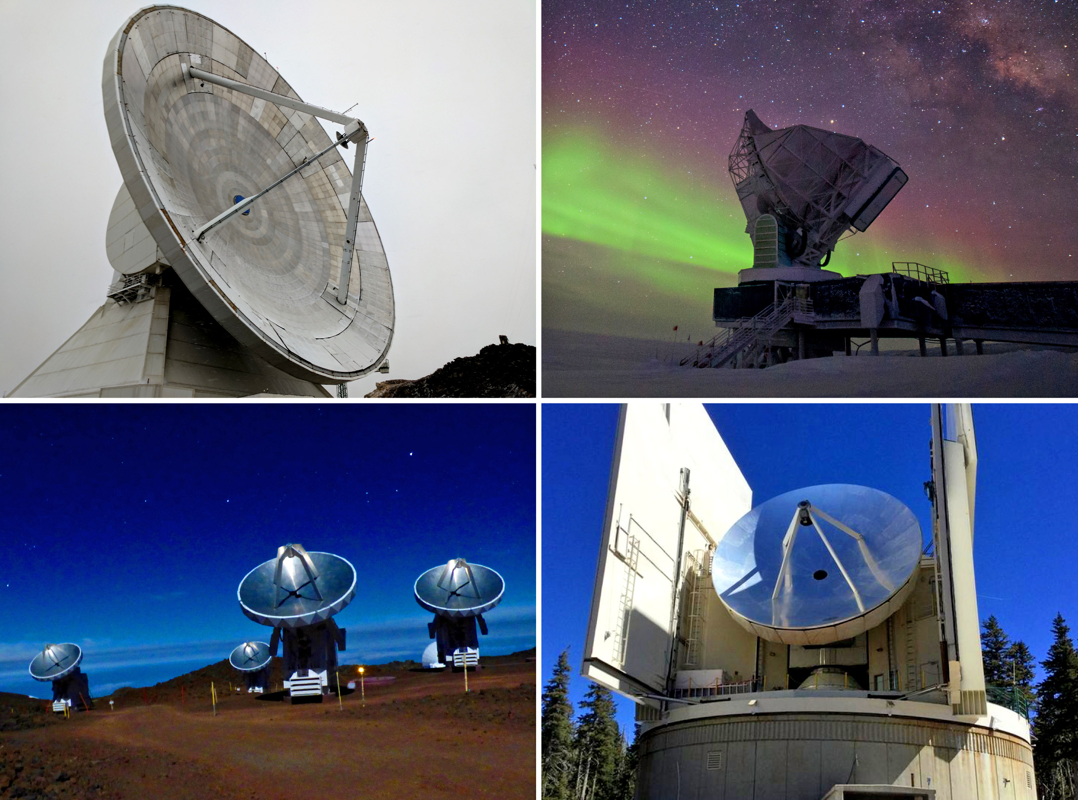 Four telescope complexes.