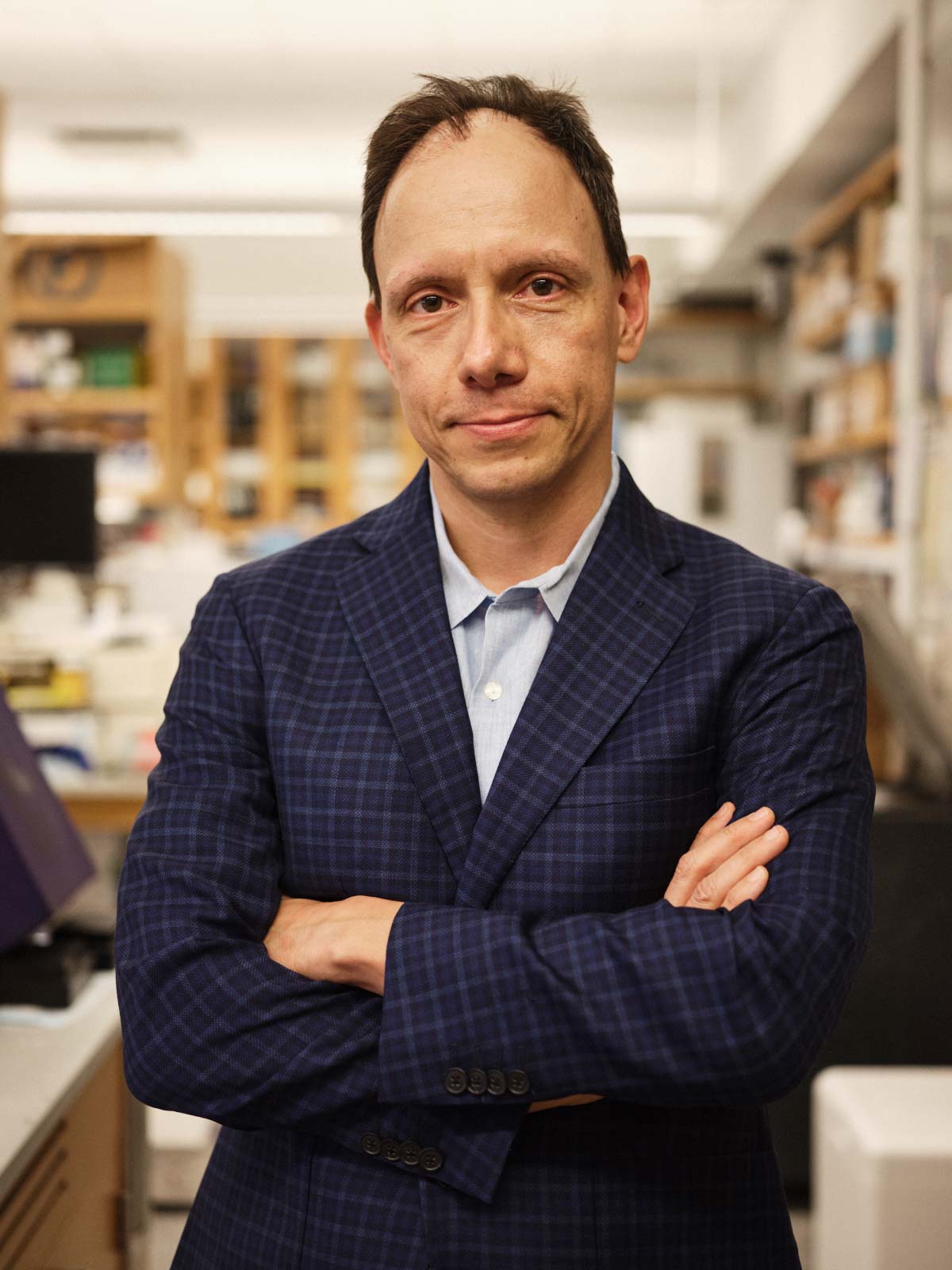 Anti-aging researcher Steve Horvath in his laboratory at the University of California, Los Angeles.