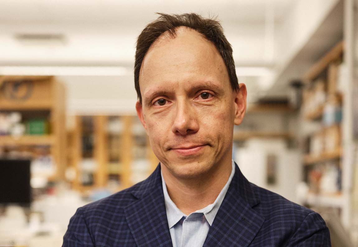 Anti-aging researcher Steve Horvath in his laboratory at the University of California, Los Angeles.