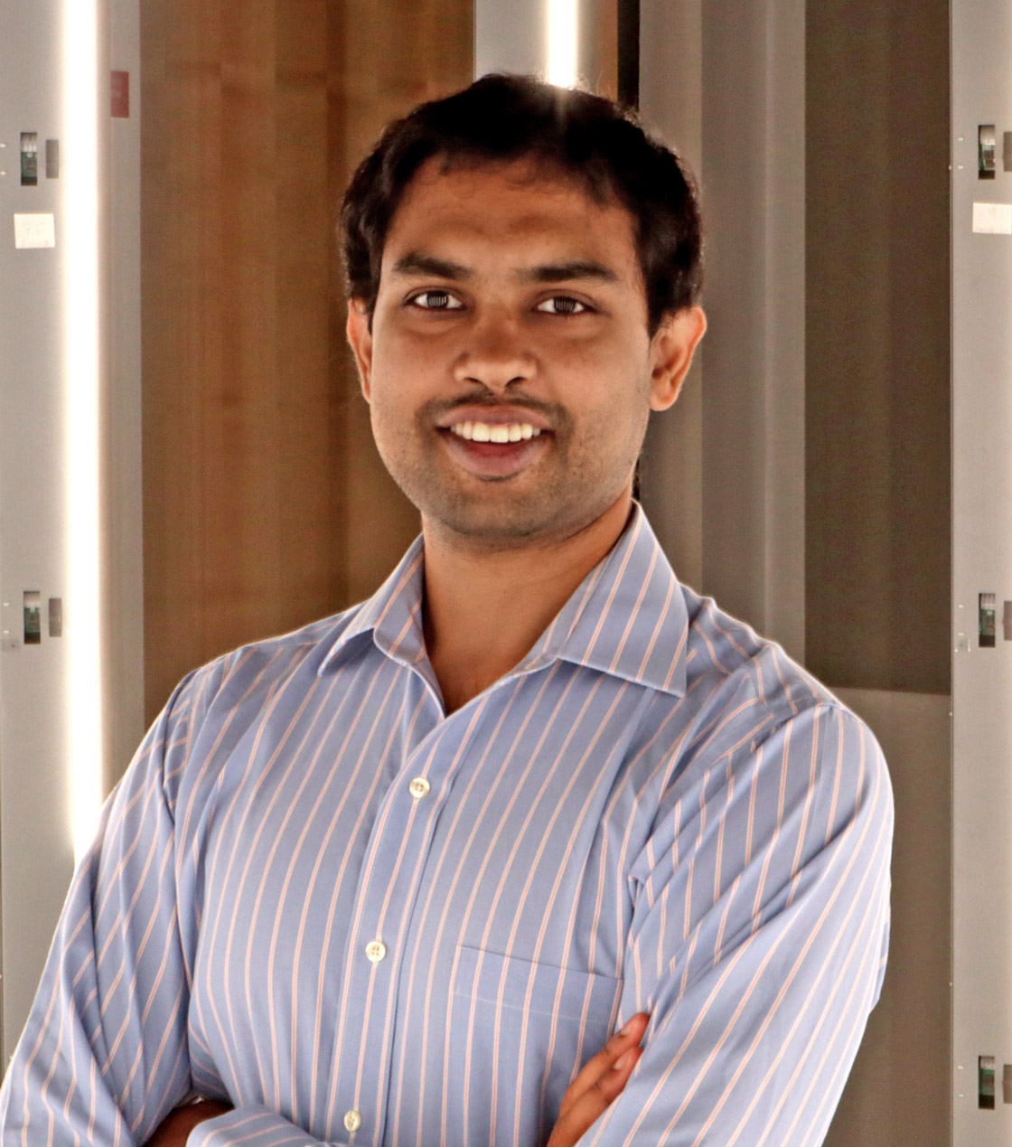 Researcher Praneeth Namburi of the Massachusetts Institute of Technology.