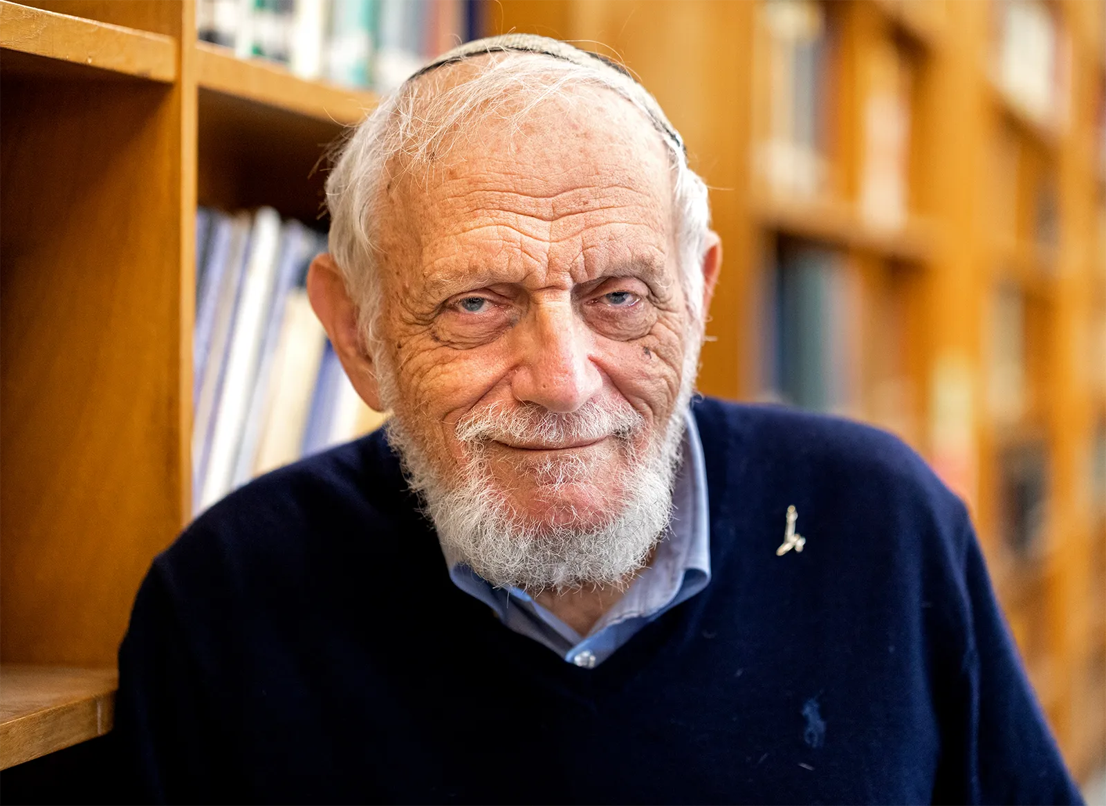 A portrait of Hillel Furstenberg taken in 2020.