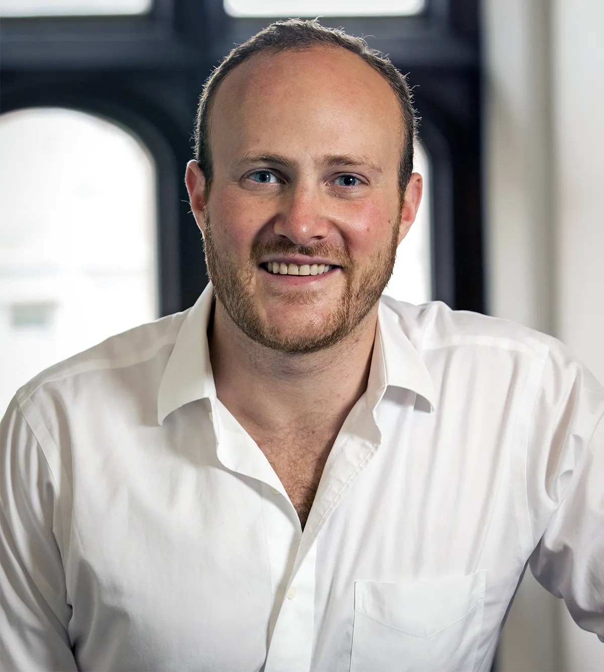 A portrait of mathematician Steven Frankel.