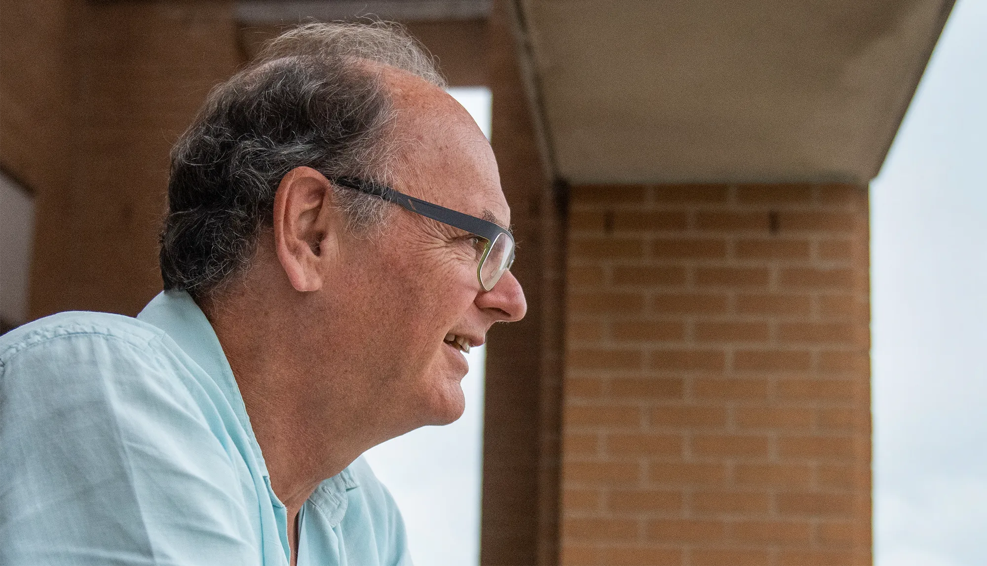 A profile portrait of mathematician Andrew Granville.