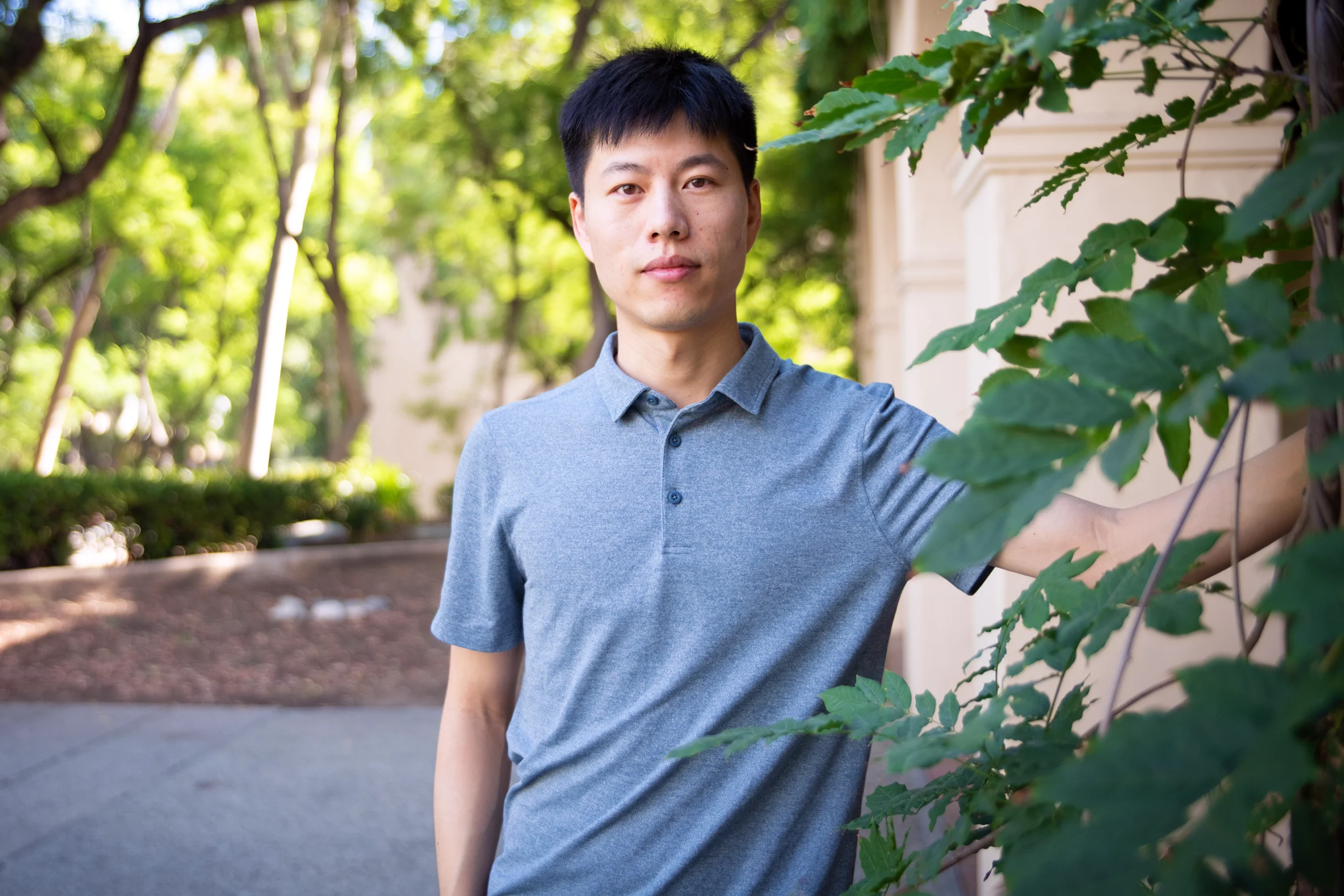 A portrait of mathematician Antoine Song.